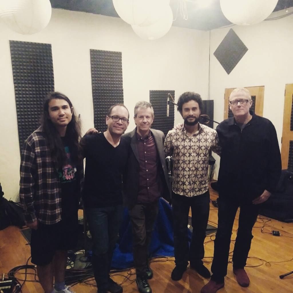 Studio session group portrait